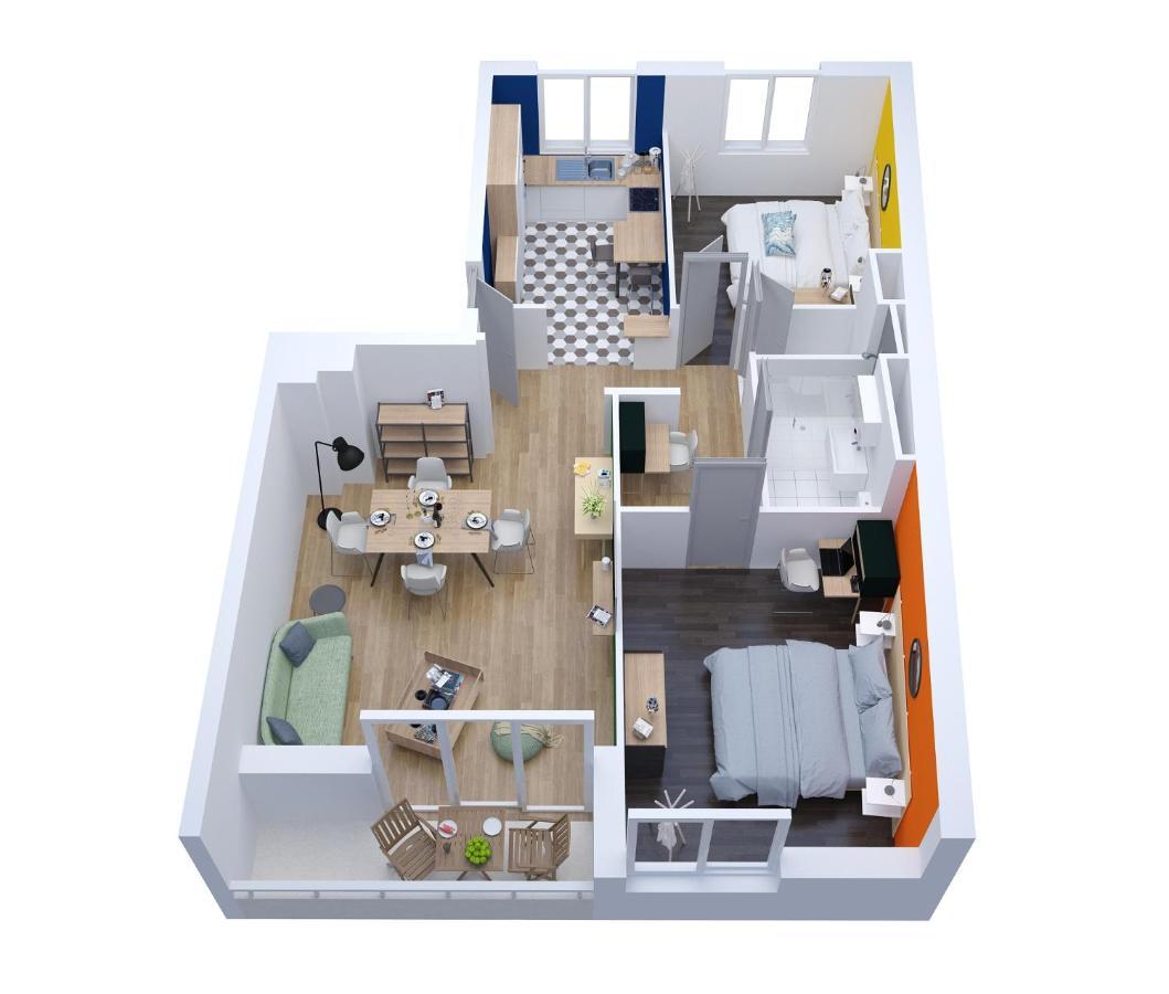 Le Grand Chambord 2 Apartment Laval  Exterior foto